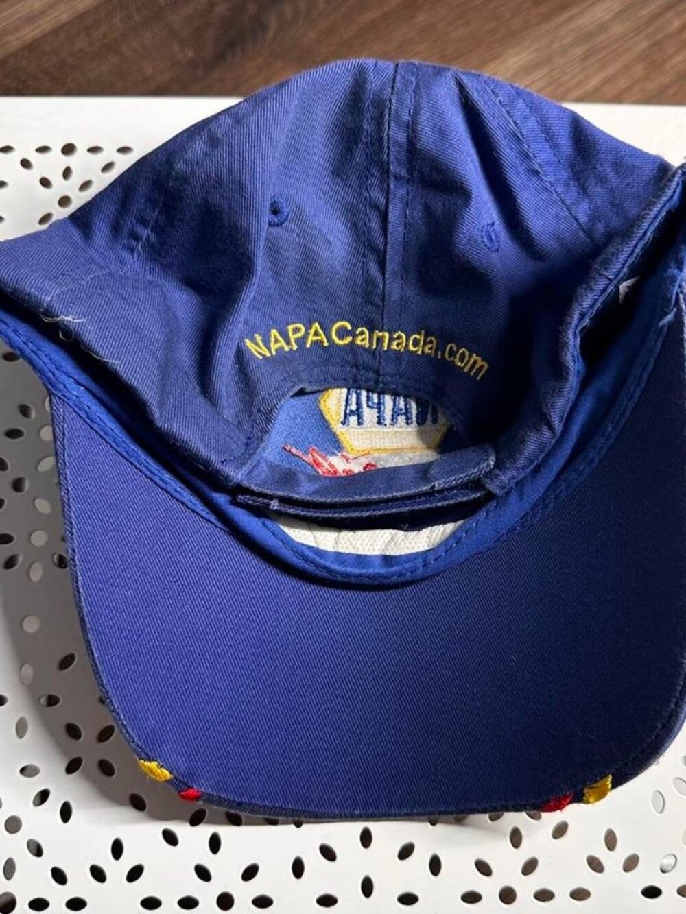 VINTAGE NAPA RACING BLUE BASEBALL CAP - Picture 4 of 5